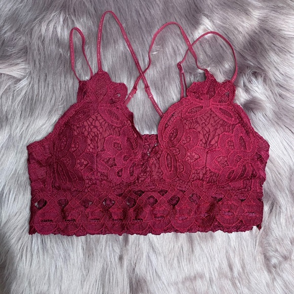 Other - Maroon Lace Bralette